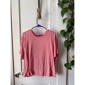 Honeydew women’s size large pink blouse shirt